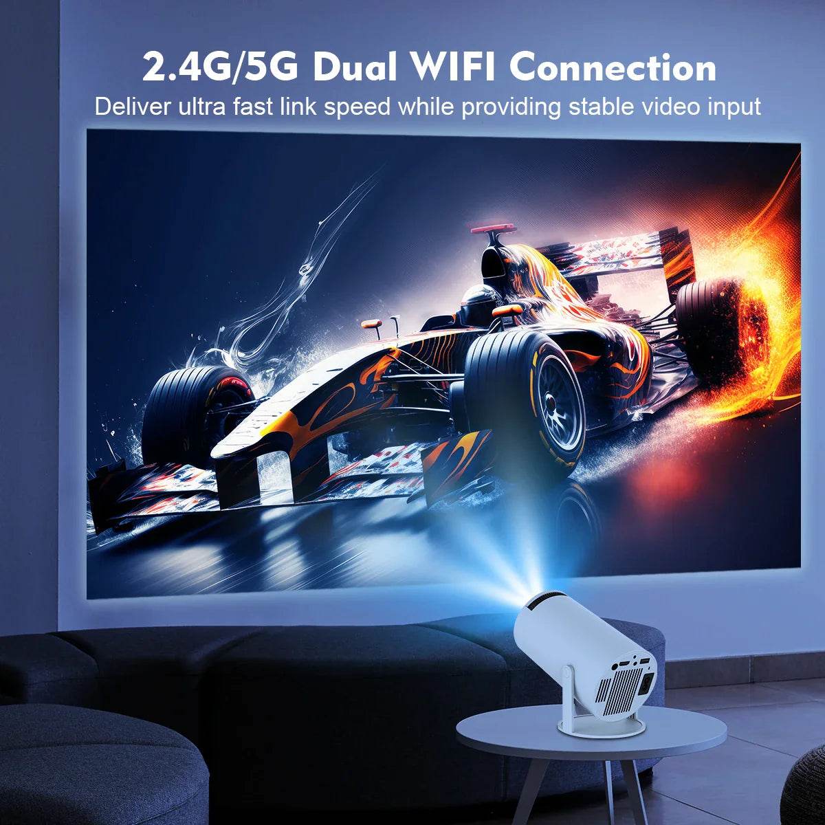 Magcubic Projector 4K Android 11 HY300 Dual Wifi6 260ANSI Allwinner H713 BT5.0 1080P 1280*720P Cinema Outdoor Portable Projetor - Quality Shopping Centre