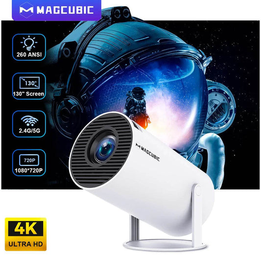 Magcubic Projector 4K Android 11 HY300 Dual Wifi6 260ANSI Allwinner H713 BT5.0 1080P 1280*720P Cinema Outdoor Portable Projetor - Quality Shopping Centre