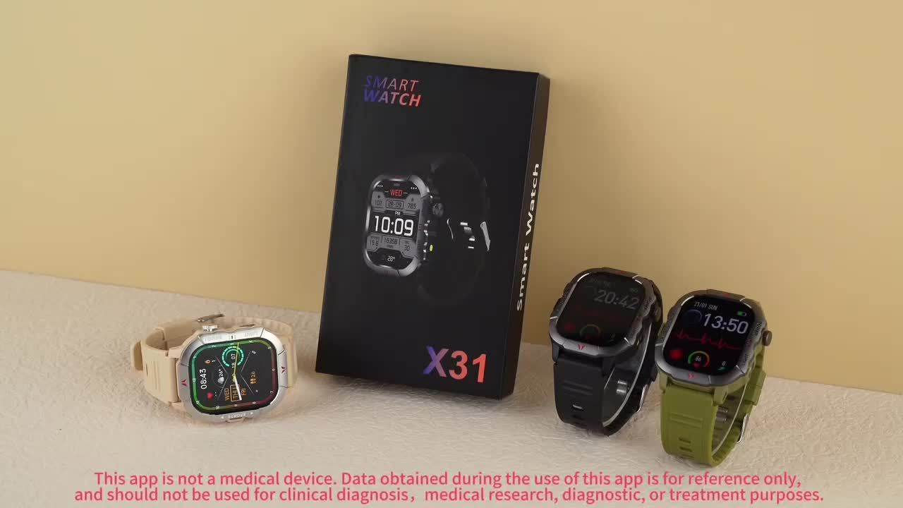 Men'S Outdoor Sports Smartwatch with 3 Different Straps, Wireless Calling And Information Prompts, 2.01-Inch High-Definition Full Touch Screen,, Flashlight, Multiple Sports Modes, Compatible with Iphone And Android Phones, Me - Quality Shopping Centre