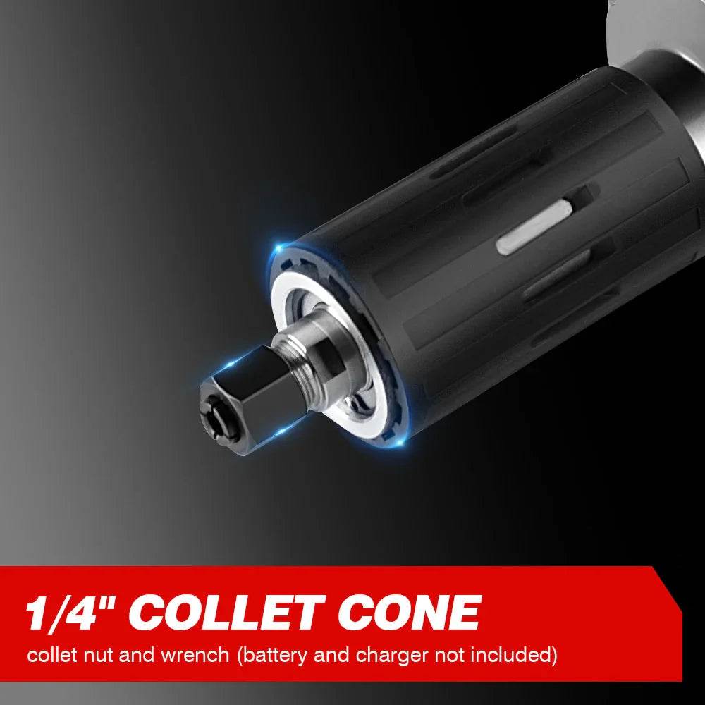 ONEVAN 2000W Brushless Electric Die Grinder 35000RPM 6mm Cordless 4 Gears Variable Grinding Rotary Tools For Makita 18v Battery - Quality Shopping Centre