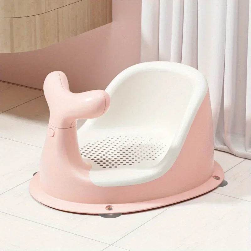 Real-time Temperature Silicone Baby Take A Bath Bathtub Non-Slip Foot Bath Bucket Folding Bathroom with Temperature Sensing - Quality Shopping Centre