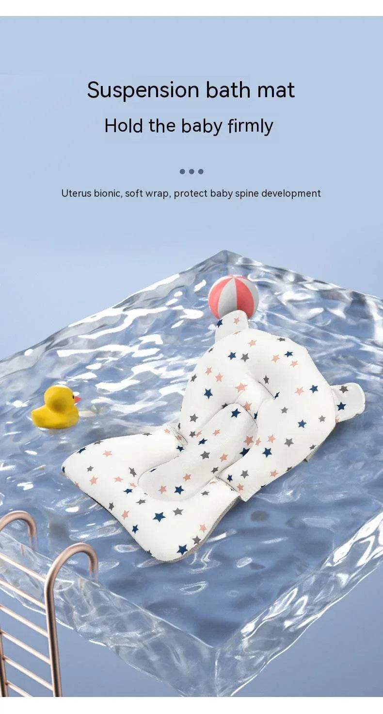 Real-time Temperature Silicone Baby Take A Bath Bathtub Non-Slip Foot Bath Bucket Folding Bathroom with Temperature Sensing - Quality Shopping Centre