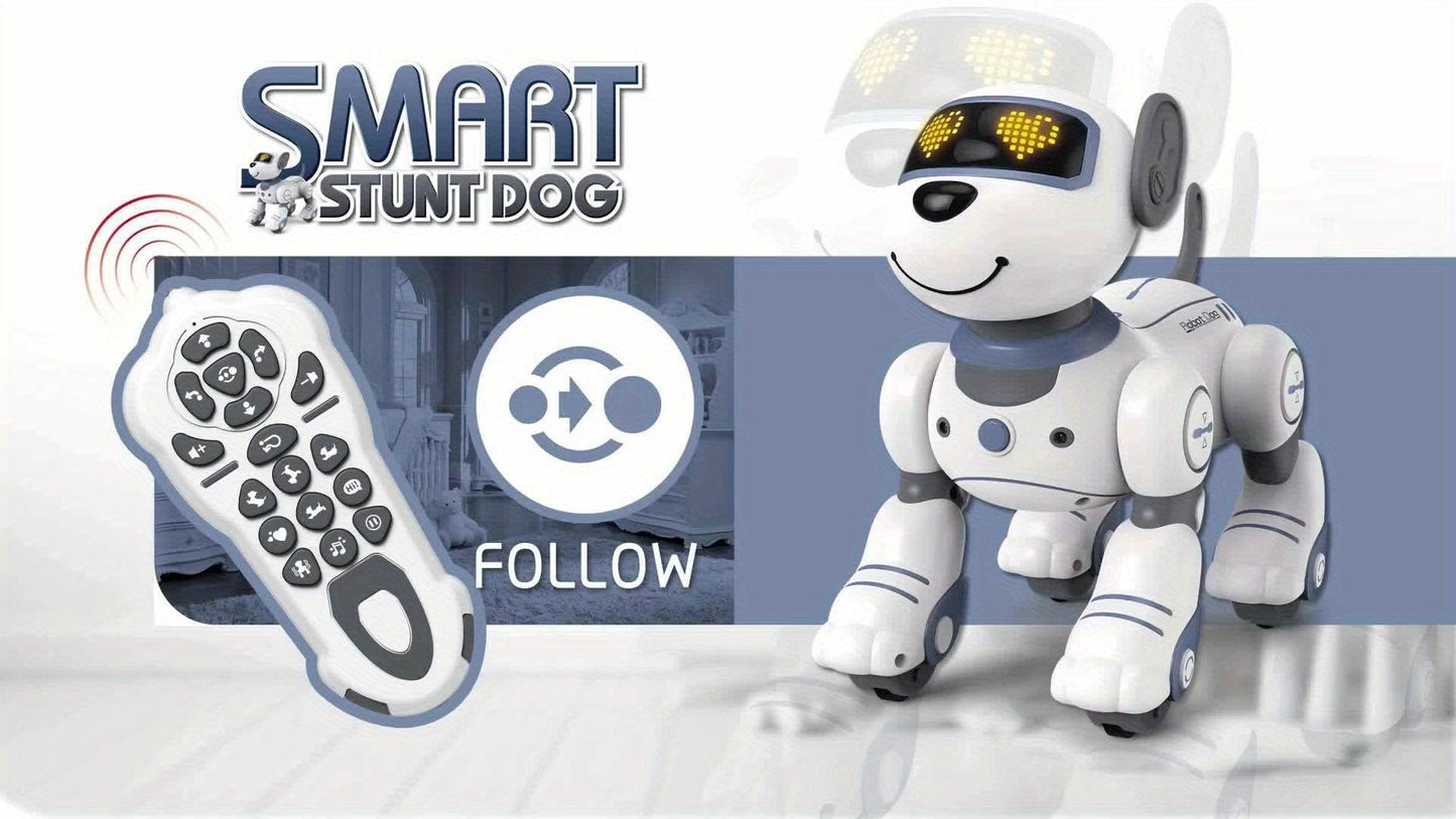 Remote Control Toys: RC Robot, Infrared Remote Control Electronic Dog, Follow, Singing and Dancing, Ideal Gift for Family or Friends' Birthdays Christmas Halloween. - Quality Shopping Centre