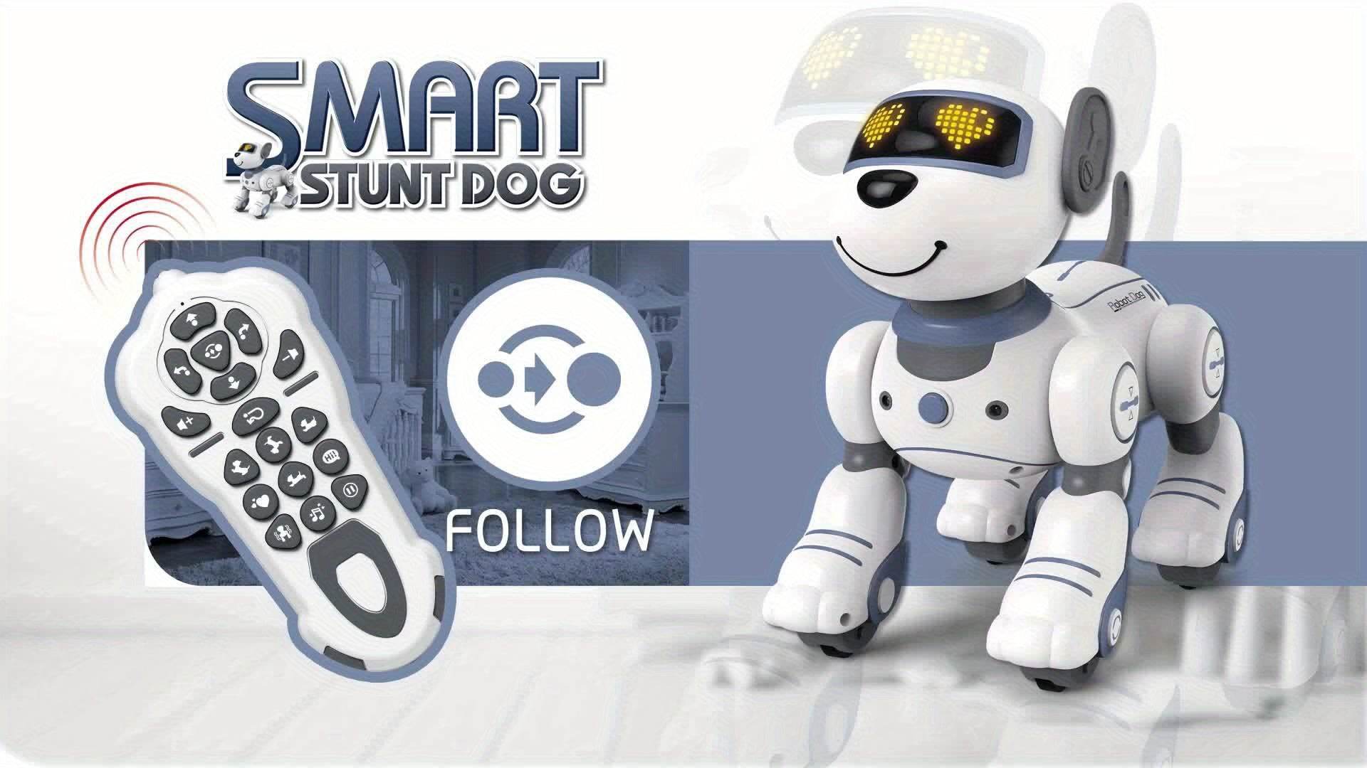 Remote Control Toys: RC Robot, Infrared Remote Control Electronic Dog, Follow, Singing and Dancing, Ideal Gift for Family or Friends' Birthdays Christmas Halloween. - Quality Shopping Centre