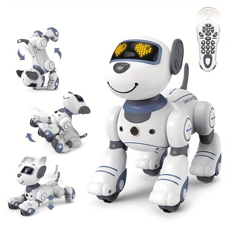 Remote Control Toys: RC Robot, Infrared Remote Control Electronic Dog, Follow, Singing and Dancing, Ideal Gift for Family or Friends' Birthdays Christmas Halloween. - Quality Shopping Centre