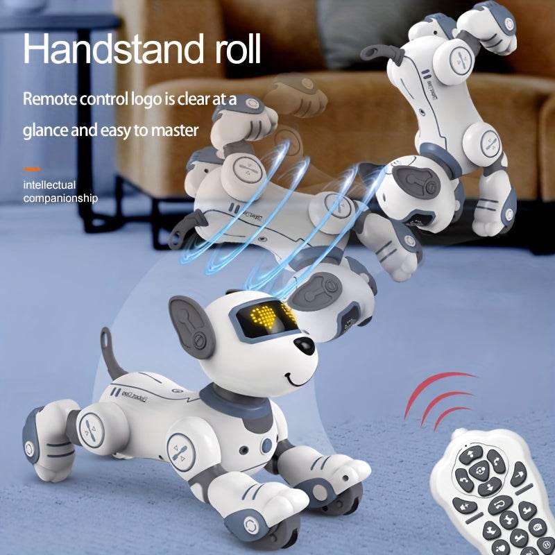 Remote Control Toys: RC Robot, Infrared Remote Control Electronic Dog, Follow, Singing and Dancing, Ideal Gift for Family or Friends' Birthdays Christmas Halloween. - Quality Shopping Centre