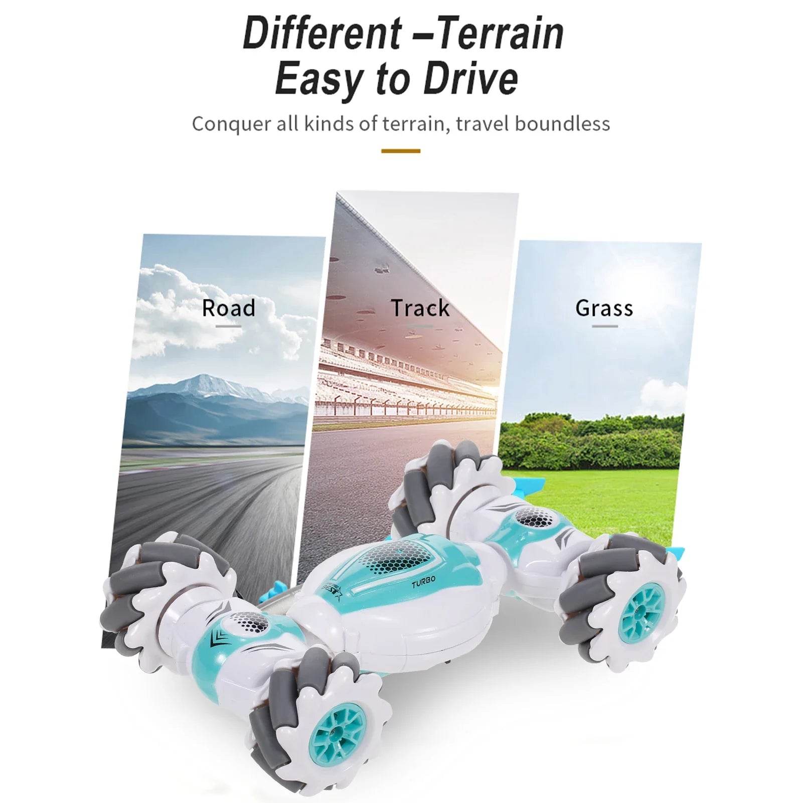 S-012 RC Stunt Car Remote Control Watch Gesture Sensor Deformable Electric Toy 2.4GHz 4WD 360°Rotation Off-road Vehicle Gift - Quality Shopping Centre