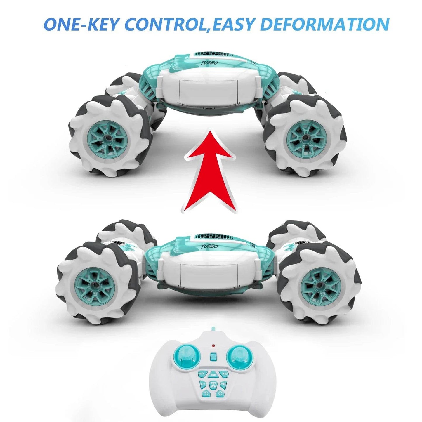 S-012 RC Stunt Car Remote Control Watch Gesture Sensor Deformable Electric Toy 2.4GHz 4WD 360°Rotation Off-road Vehicle Gift - Quality Shopping Centre