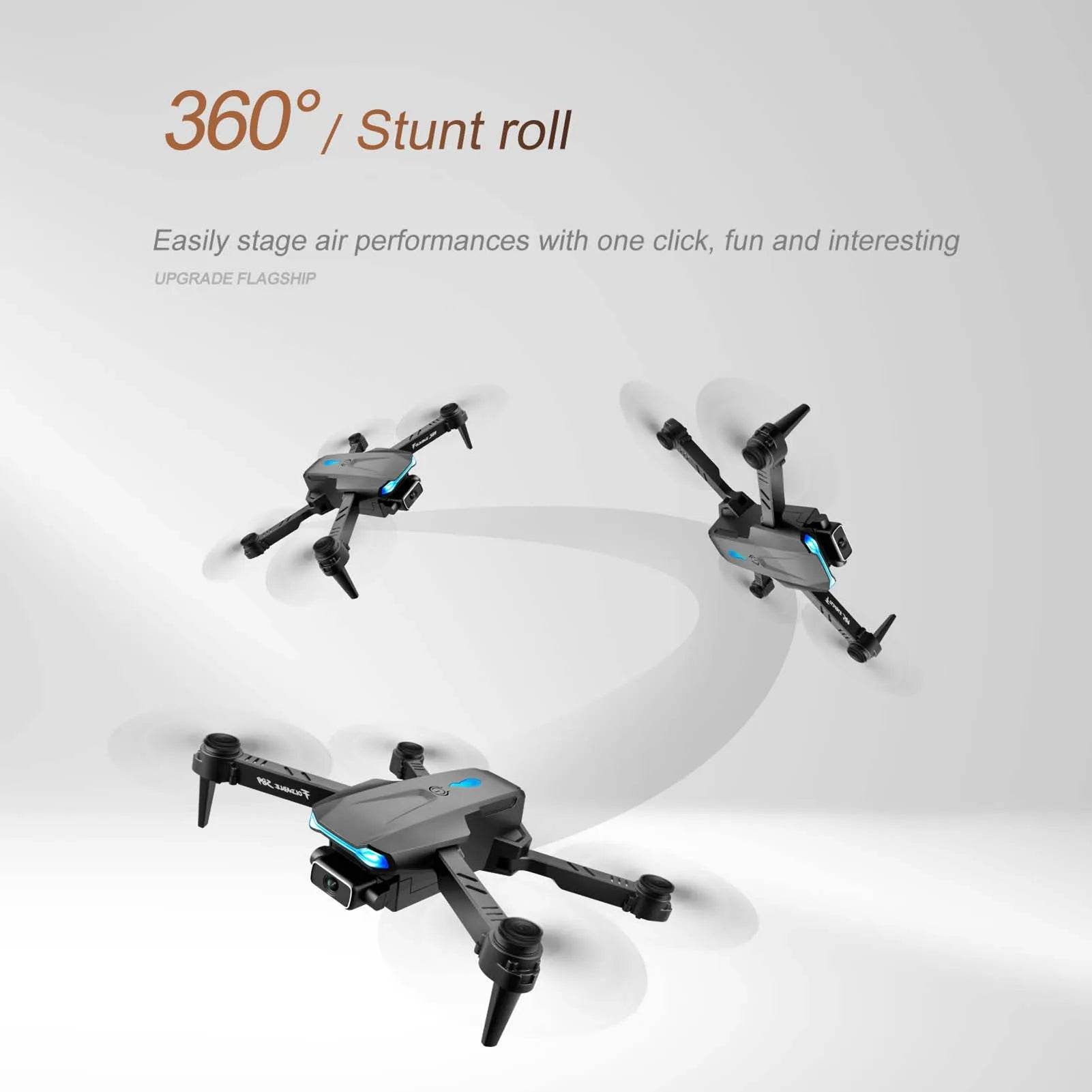 S89 RC Drone with Camera 4K Wifi FPV Drone Mini Folding Quadcopter Toy for Kids with Gravity Sensor Control Gesture Photo Video - Quality Shopping Centre