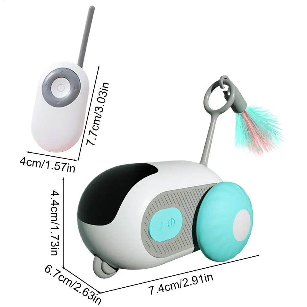 Smart Electric Cat Toy Automatic Mobile Cat Car Toy Automatic Cat Exercise Toys Smart Automatic Moving Cat Toys Moving Cat Toy - Quality Shopping Centre