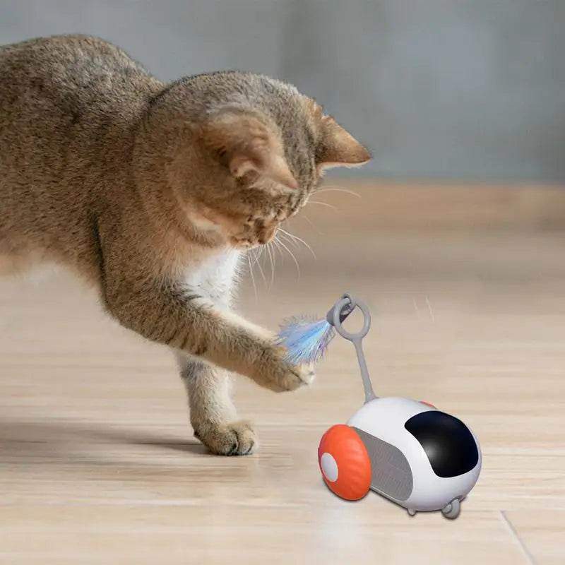 Smart Electric Cat Toy Automatic Mobile Cat Car Toy Automatic Cat Exercise Toys Smart Automatic Moving Cat Toys Moving Cat Toy - Quality Shopping Centre