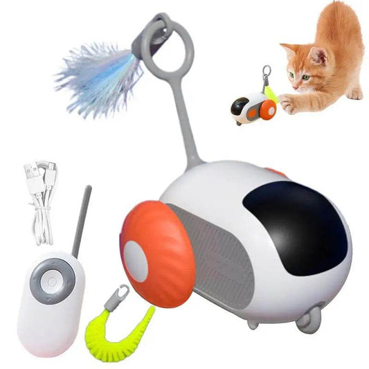 Smart Electric Cat Toy Automatic Mobile Cat Car Toy Automatic Cat Exercise Toys Smart Automatic Moving Cat Toys Moving Cat Toy - Quality Shopping Centre