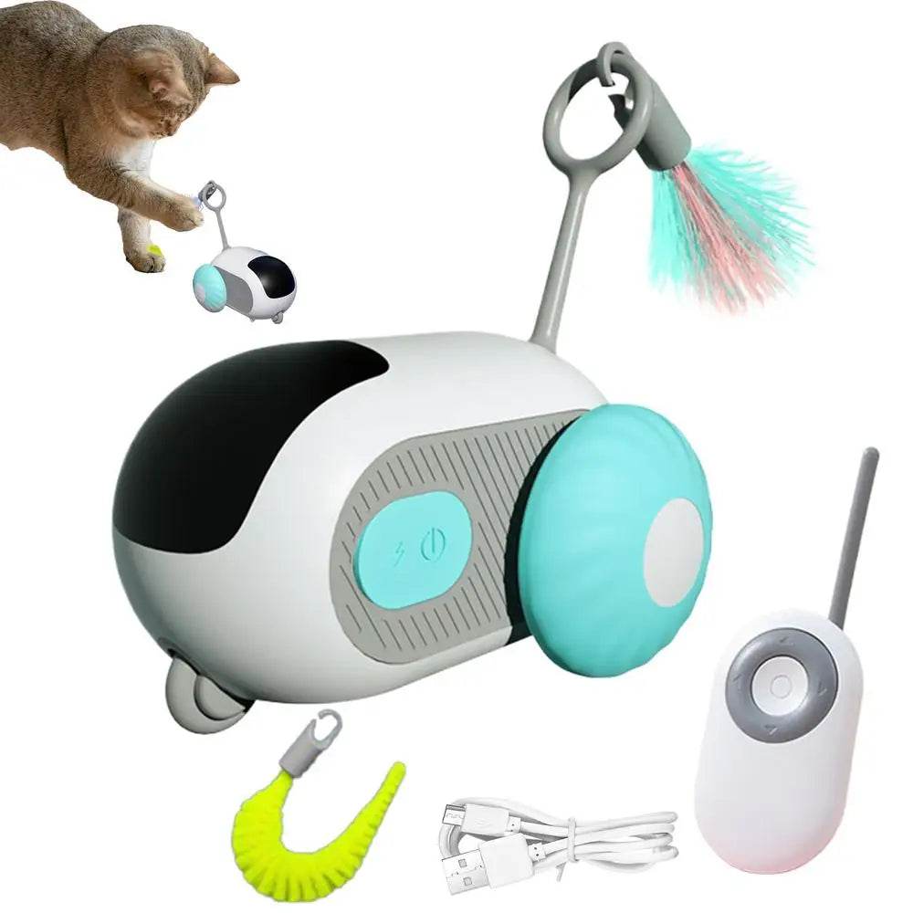 Smart Electric Cat Toy Automatic Mobile Cat Car Toy Automatic Cat Exercise Toys Smart Automatic Moving Cat Toys Moving Cat Toy - Quality Shopping Centre
