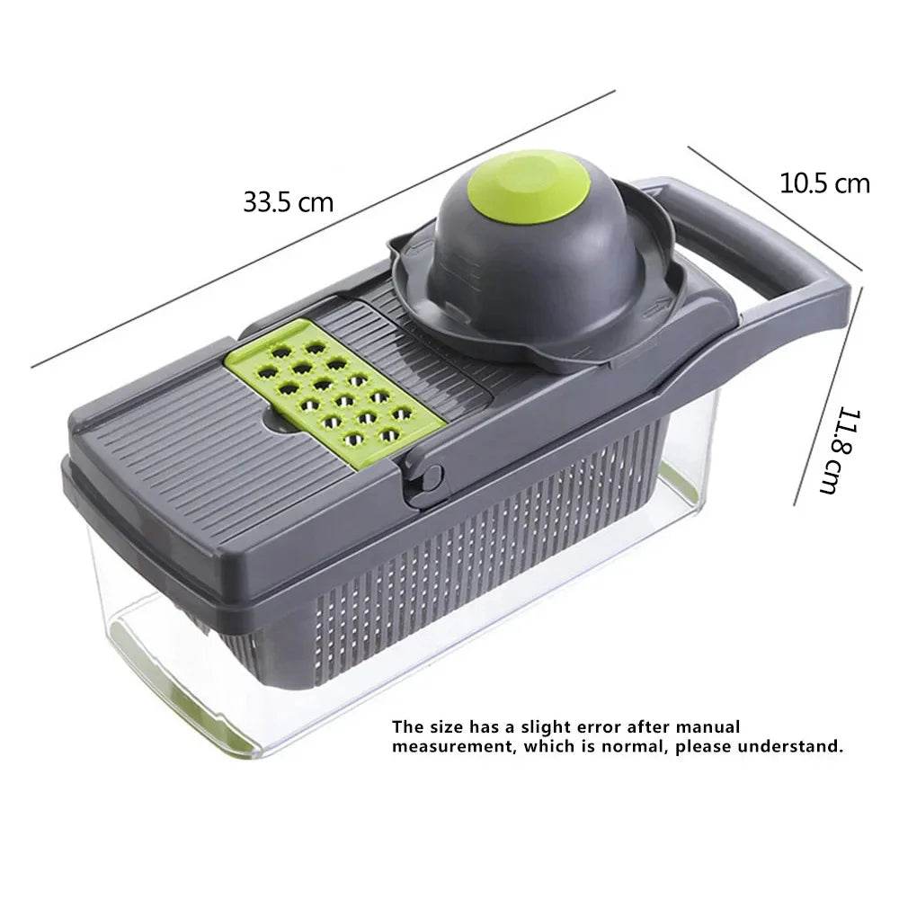 Vegetable Cutter Multifunctional Slicer Fruit Potato Peeler Carrot Grater Kitchen accessories basket vegetable slicer - Quality Shopping Centre