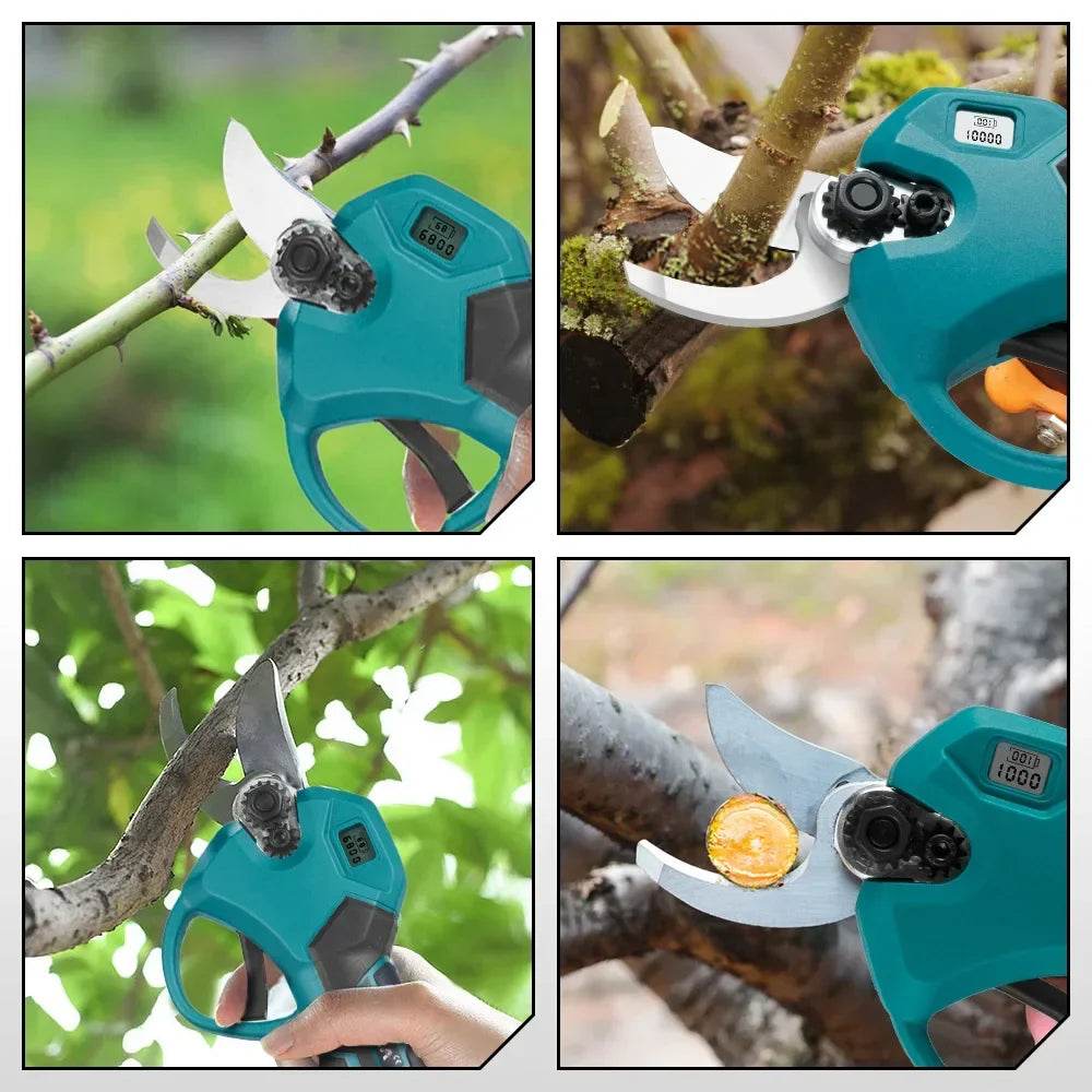Yofidra 30mm Brushless Electric Pruner Shear 2 Gears Cordless Fruit Tree Bonsai Pruning Electric Scissors For Makita 18V Battery - Quality Shopping Centre